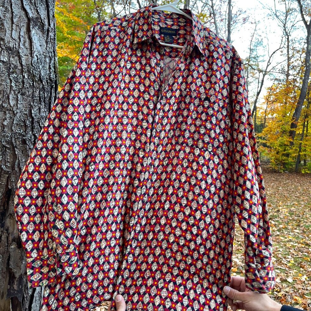 Kasanova 100% Silk Shirt – Luxurious and Timeless Elegance